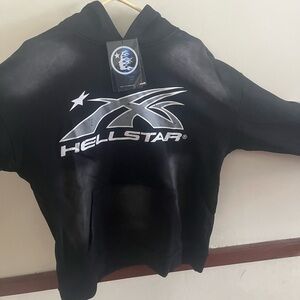 Hellstar hoodie black size medium